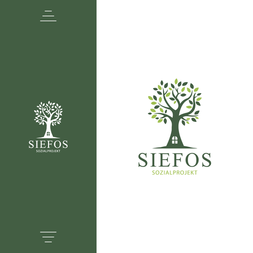 Logo and Design for Homeless Shelter SIEFOS Berlin Design by Lautan API