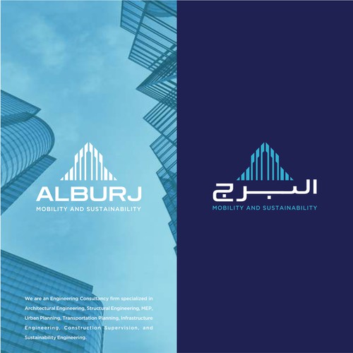 Logo for an Engineering Consultancy firm, specializes in Buildings, Mobility and Sustainability Design von Rozak Ifandi