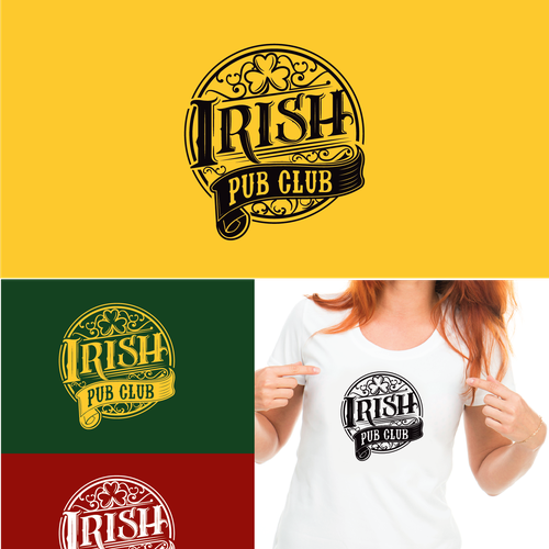 Irish pub club - new logo needed for a fun new business! | Logo design  contest | 99designs