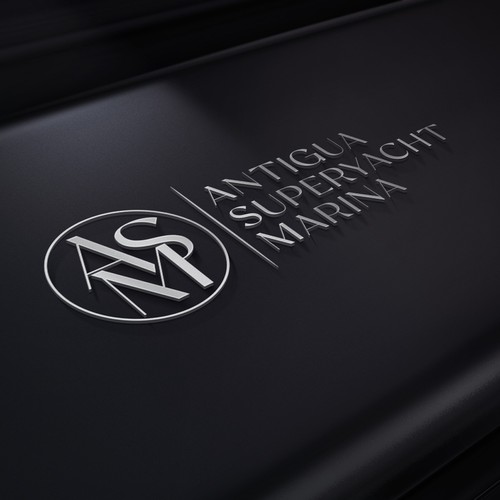Logo for Antigua Superyacht Marina Design by MST ❥❣ ❥❣