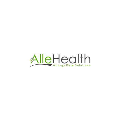 Create a logo for a new allergy company called AlleHealth Design by endang susiloningsih