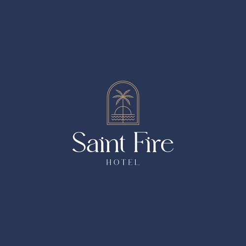 Saint Fire- hotel logo Design by Hai Wizdan®