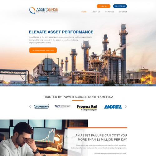 Engaging B2B Website Upgrade for AssetSense Design by Maddy Creative