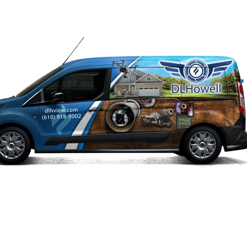 We are an engineering firm in need of a sharp design for a van wrap Design by AdrianC_Designer✅