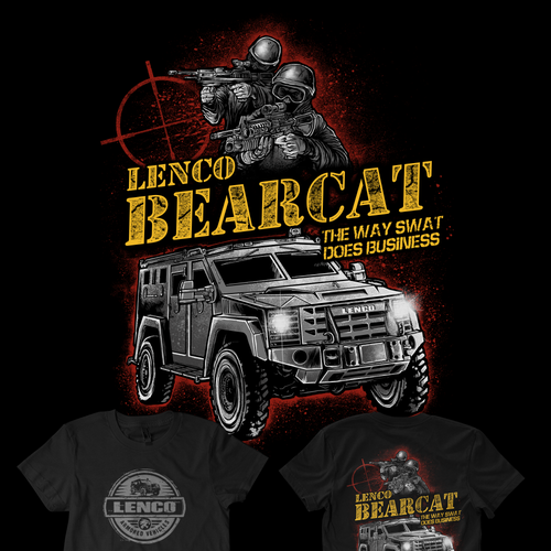 Lenco BearCat Ontwerp door Black Arts 888