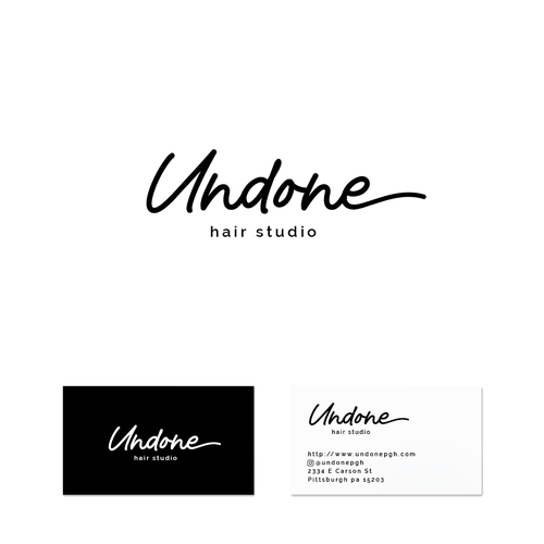 Luxury Hair Salon Logo and business card design Réalisé par Gobbeltygook