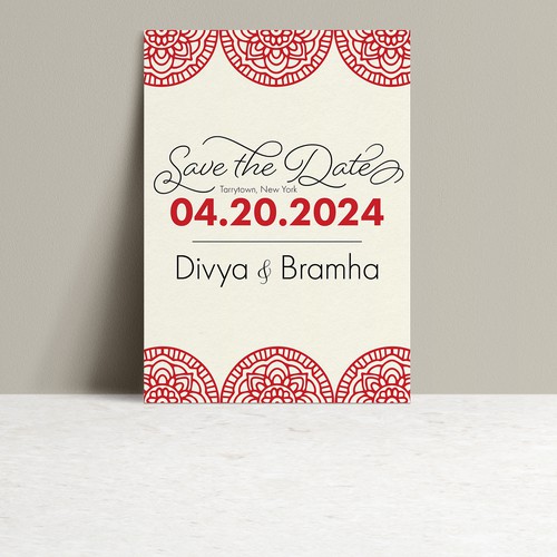 Card or invitation contest entry by Daisy Laparra