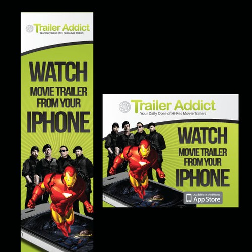 Help TrailerAddict.Com with a new banner ad Design by Priyo