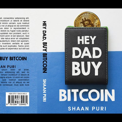 Bitcoin Book Cover Contest! Design by Shark Azer