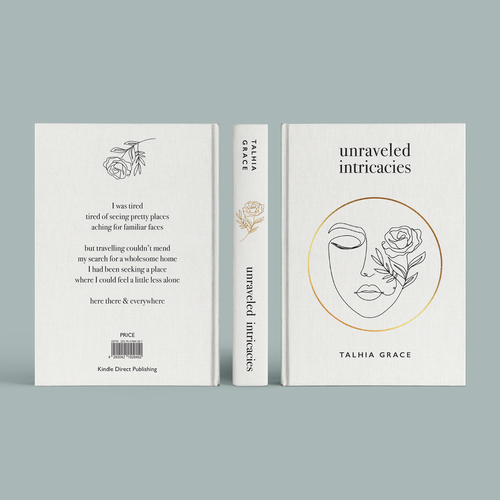 Create an authentic book cover for a collection of poems Design by DINJA