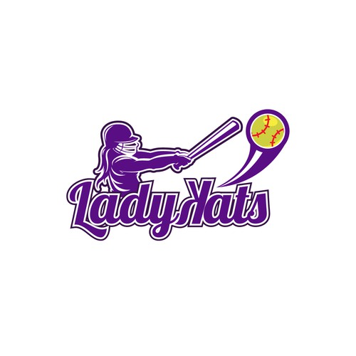 Girls hot pink softball team, Logo design contest