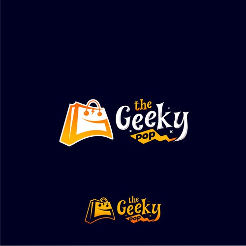 create a modern logo for a geek site Design by DX Raven Design