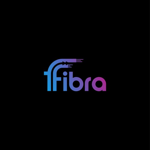 Logo for Fiber Internet Provider Design by Arsart Design