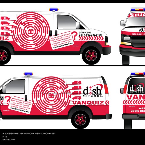 V&S 002 ~ REDESIGN THE DISH NETWORK INSTALLATION FLEET デザイン by Lekvector