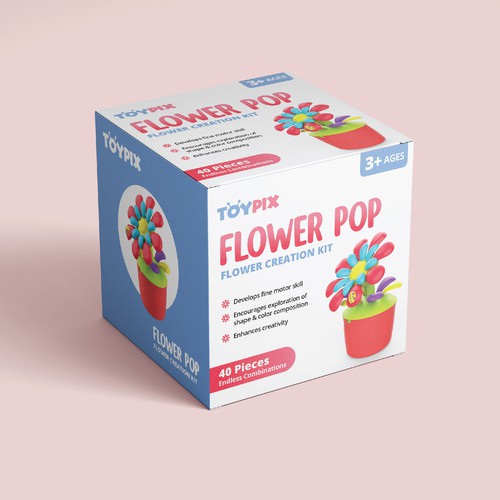 FlowerPop toy - box design Design by aashish.b