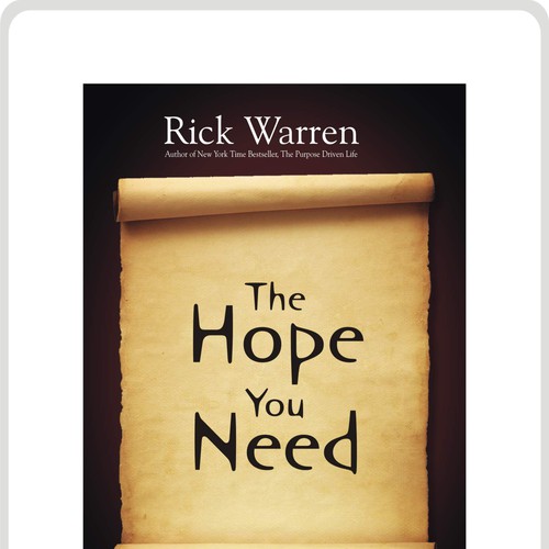 Design Rick Warren's New Book Cover Design réalisé par Sijo Xavier PG