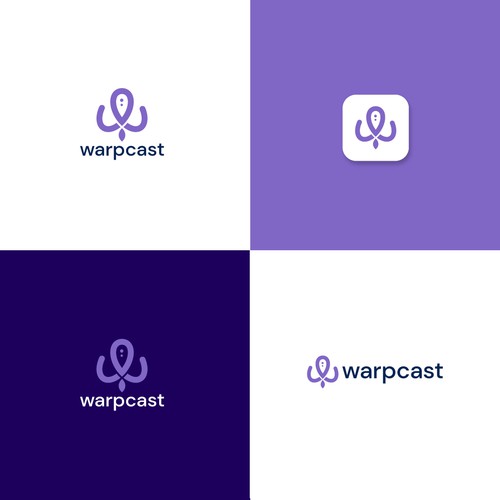 Warpcast logo Design réalisé par rk43_lab