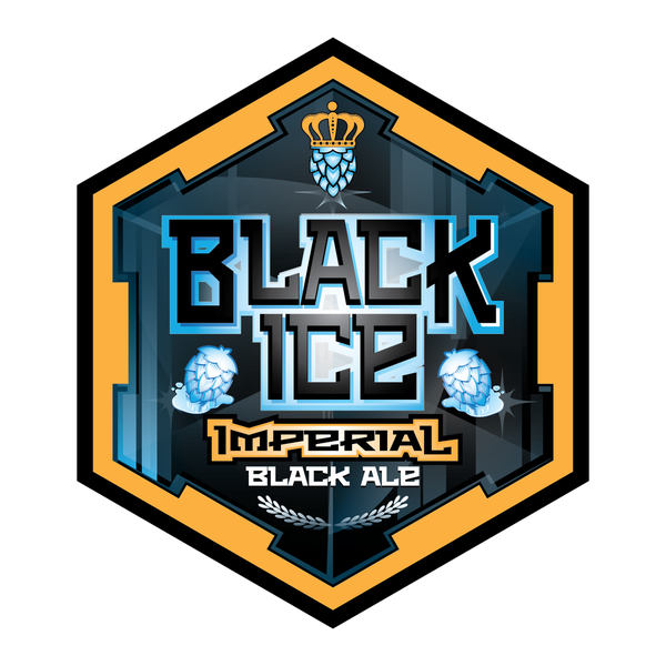 Make us a specific Beer logo - Black Ice Imperial Black Ale