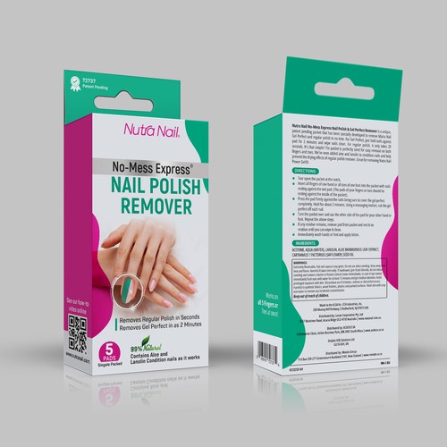 Nutra Nail Gel Remover Design by Rajith Shantha