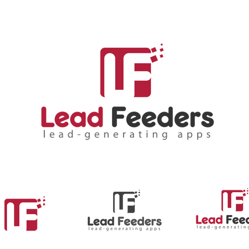 logo for Lead Feeders デザイン by PIXELHUB DESIGNS