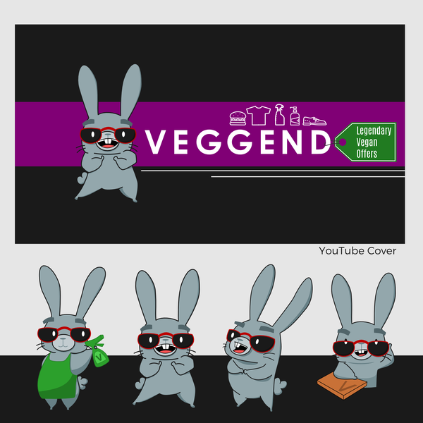Diseño de N92.studio titulado "Logo and Social headers for Veggend."