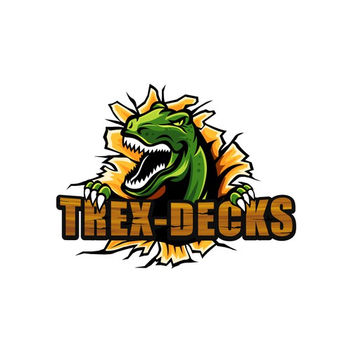 Trex-Decks Logo Contest - Dinosaurs and Decking! | Logo design contest