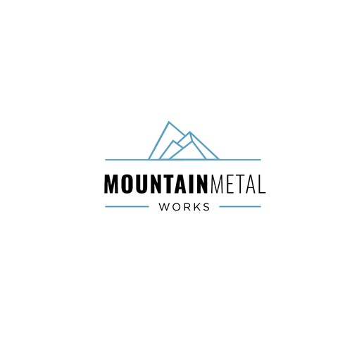 Mountain Metal Works-ontwerp door MannaDSGN