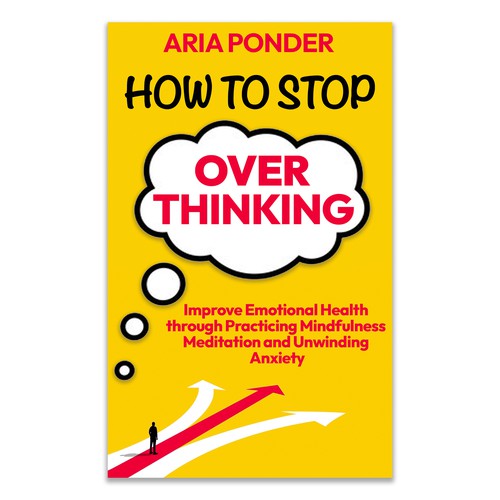 Diseño de Design a Captivating Book Cover to Stop Overthinking de Almas Furqan