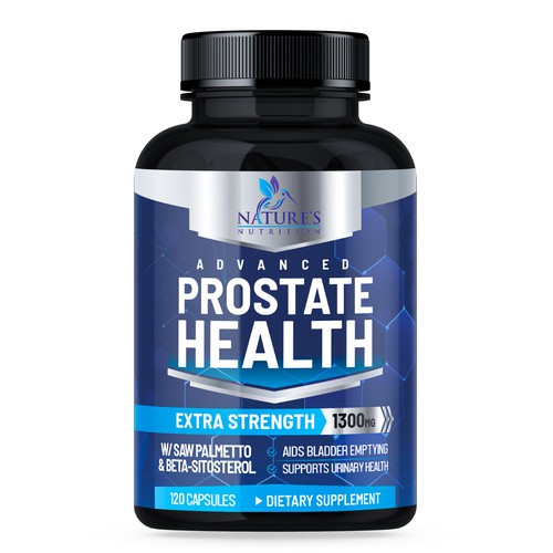 Nature's Nutrition needs a Men's Prostate Health product label Design by Walid Designs Studio