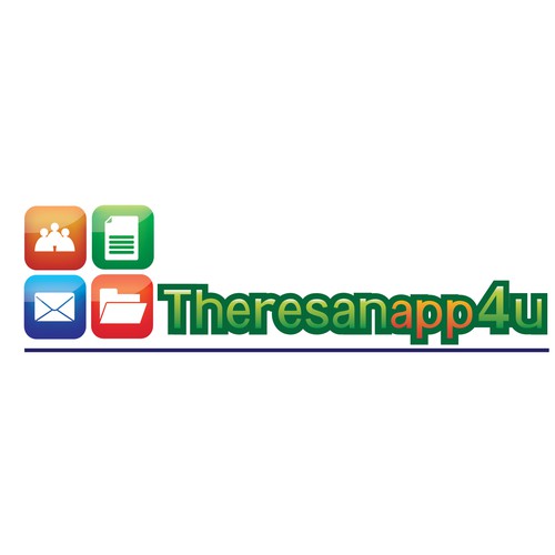 theresanapp4u needs a new logo Ontwerp door ArJJBernardo