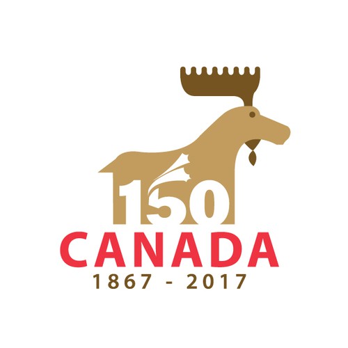 Community contest: Design Canada’s 150th birthday logo! Design by Aria F.