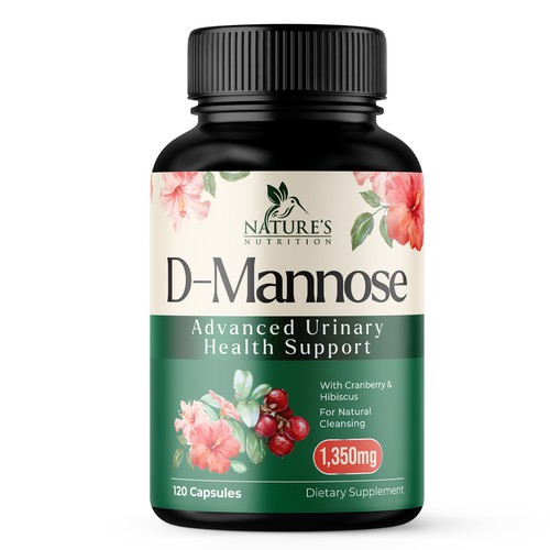 Colorful D-Mannose Design Needed for Nature's Nutrition Design by UnderTheSea™