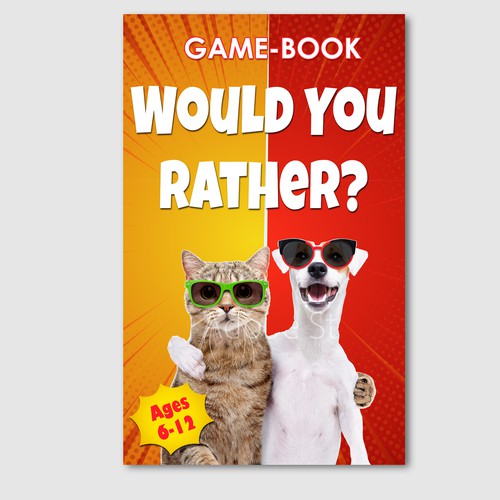 Fun design for kids Would You Rather Game book Réalisé par Kate_visual