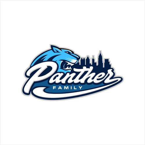 Basketball Logo for Team 'Panther Family' - Your Winning Logo Featured on Major Sports Network Design réalisé par sukadarma