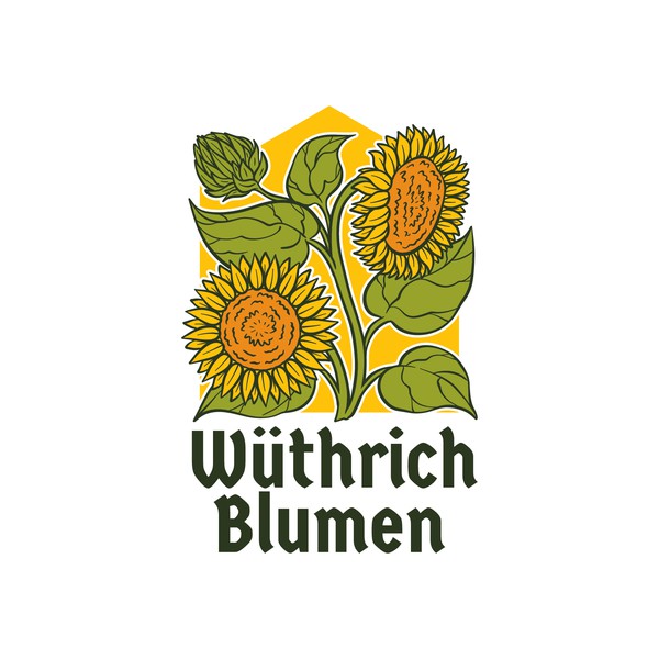 Logo for a Flower Farm