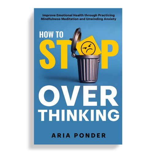 Diseño de Design a Captivating Book Cover to Stop Overthinking de Mr.TK