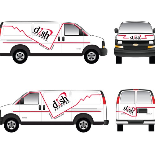 V&S 002 ~ REDESIGN THE DISH NETWORK INSTALLATION FLEET Design por honkytonktaxi