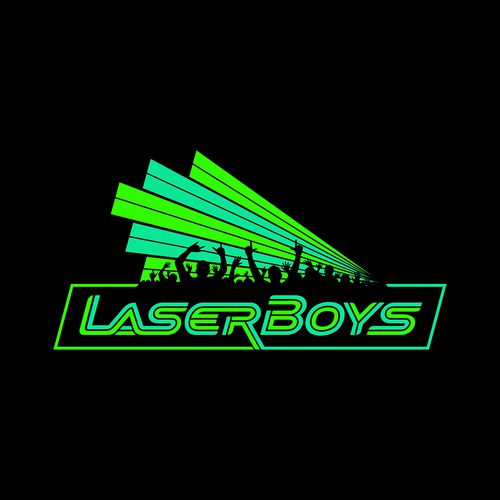 Upbeat logo design for laser-show hire/design company Design by 31Candles!