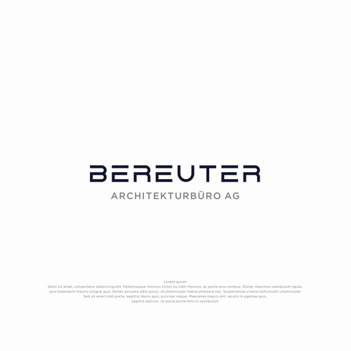 "Zukunft Bereuter Architekturbüro AG" winning Logo design by masmuse