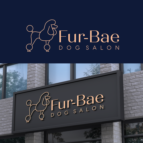 Design a logo/branding for Fur-Bae (slogan: Before Anything Else) luxury dog wellness/lifestyle biz Design by Luc99