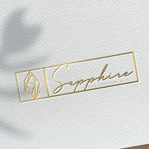 Sophisticated logo for high end medspa incorporate a ‘jewel/gem’ looking image in a tasteful way. Design by Tara✏️