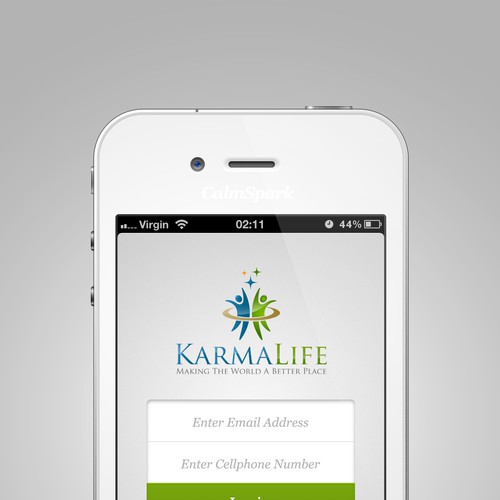 mobile app design required Design by CalmSpark App Design