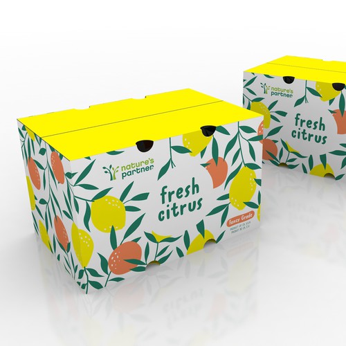 Help us design a Colorful Citrus Box that WOWs! Design by MishkaBooo design