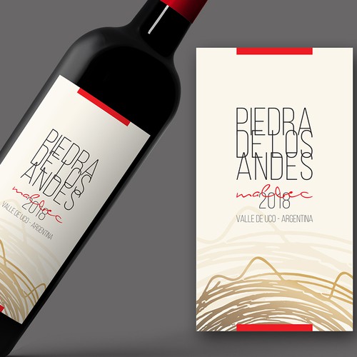 Malbec Wine Label for an Argentinian Winery Design by MaxMartorelli