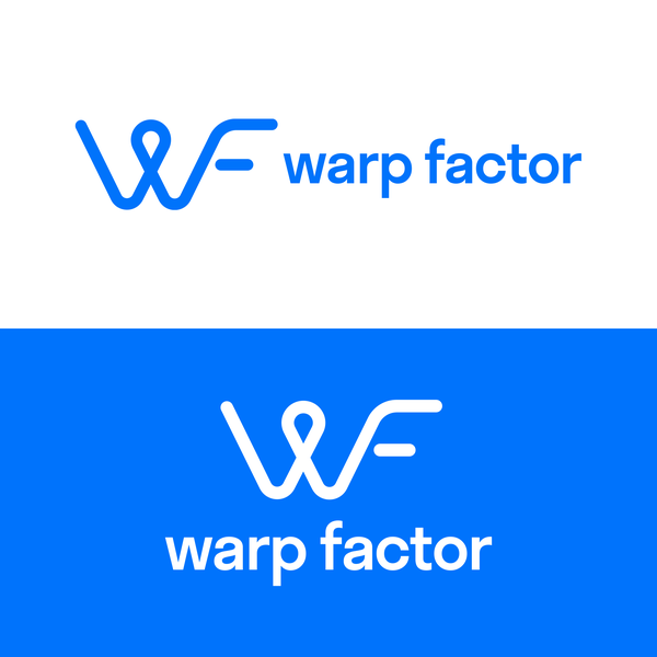 warp factor startup logo