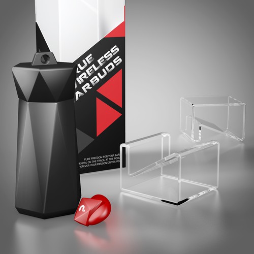 Phazon (wireless earbuds) needs an outstanding packaging Design by cabinet