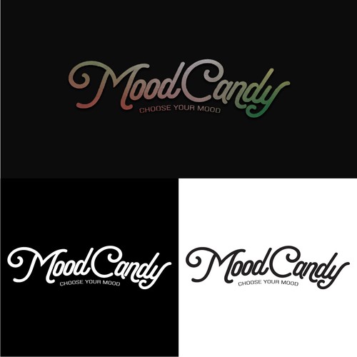 Logo for MOOD BOOSTING supplment called MOOD CANDY Design by CactusGroveBranding