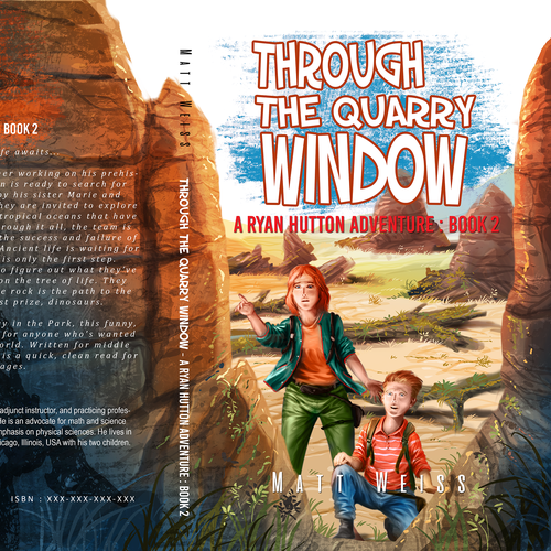Design book cover about fossil hunting middle school students Ontwerp door Judgestorm