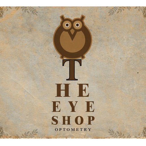 A Nerdy Vintage Owl Needed for a Boutique Optometry Diseño de trickycat