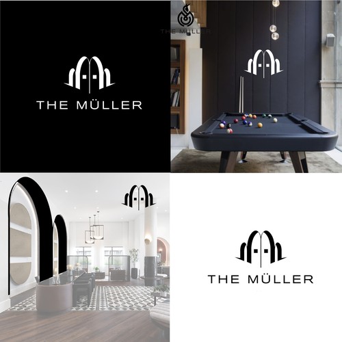 Want a challenge? Use the umlaut  - create a luxury logo for an apt building – The Müller Diseño de S.H Designs